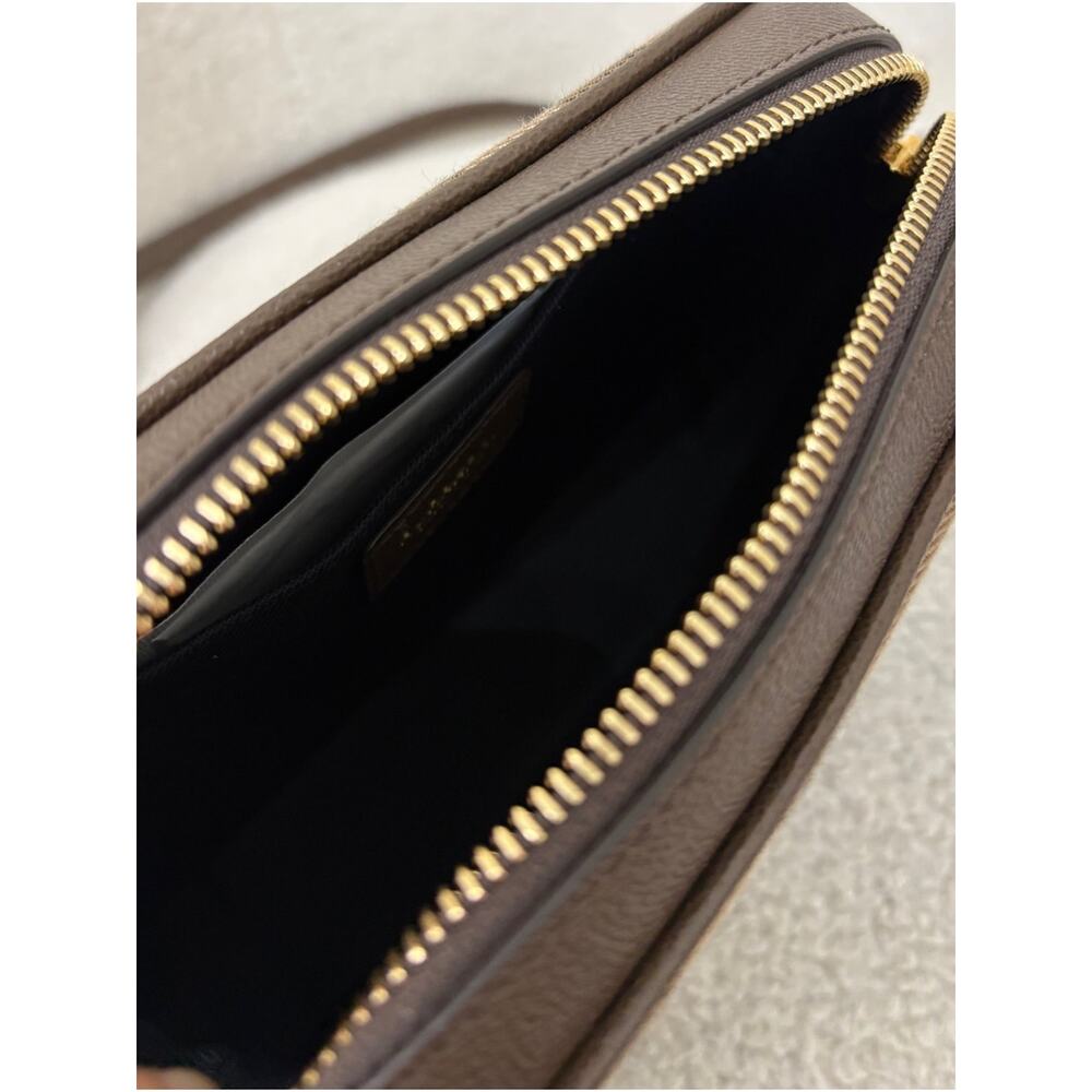 Burberry Brown Check Crossbody Bag new - Picture 9 of 13